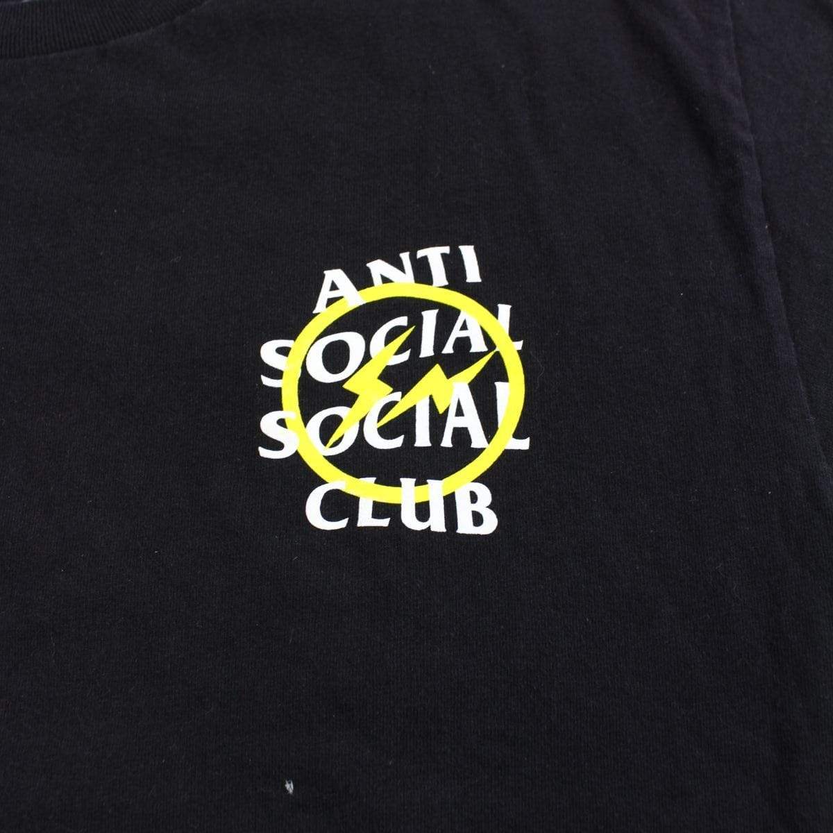 ASSC x Fragment Logo Tee Black - SaruGeneral