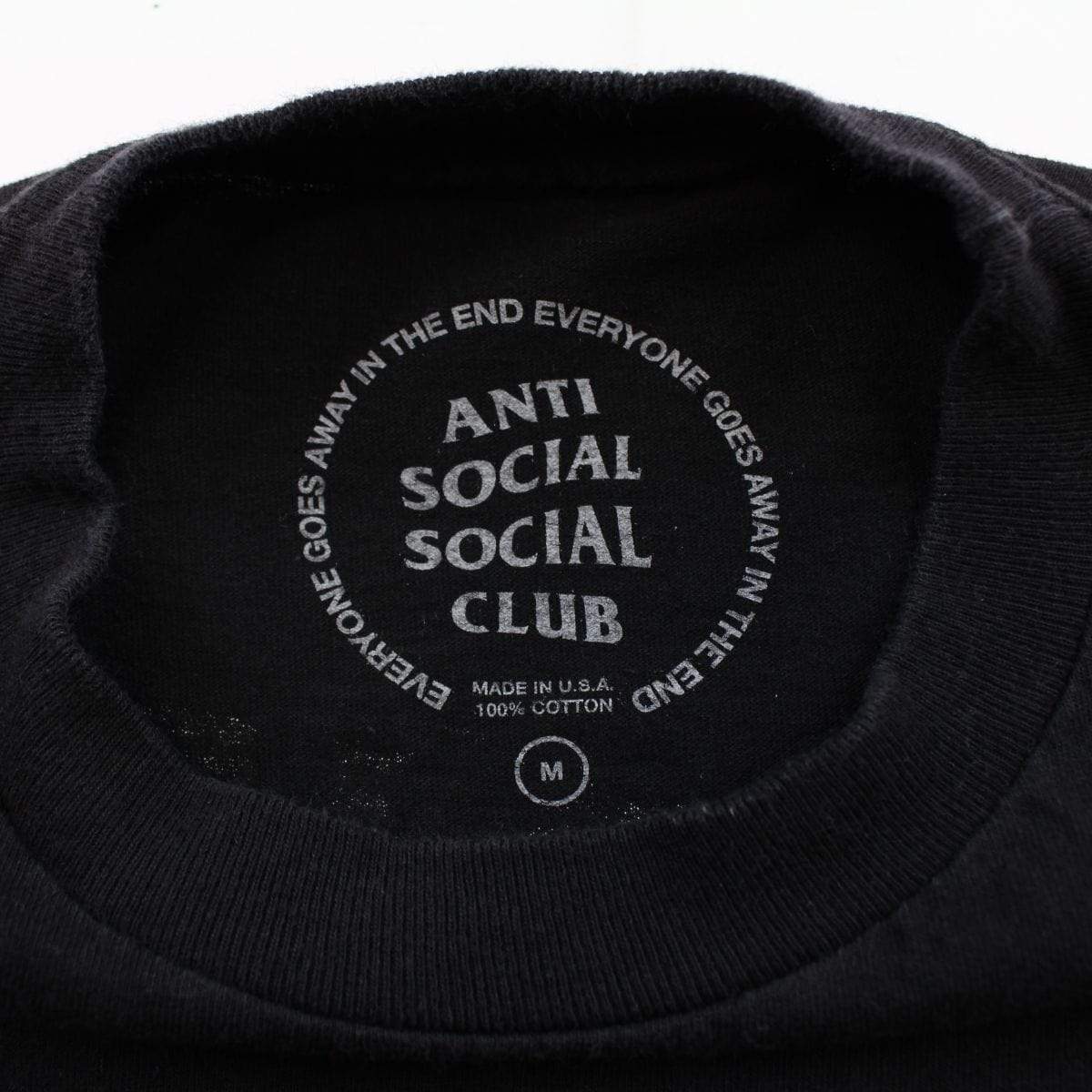 ASSC x Fragment Logo Tee Black - SaruGeneral