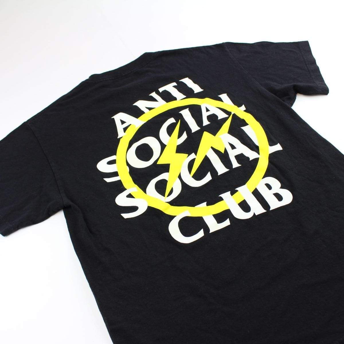 ASSC x Fragment Logo Tee Black - SaruGeneral