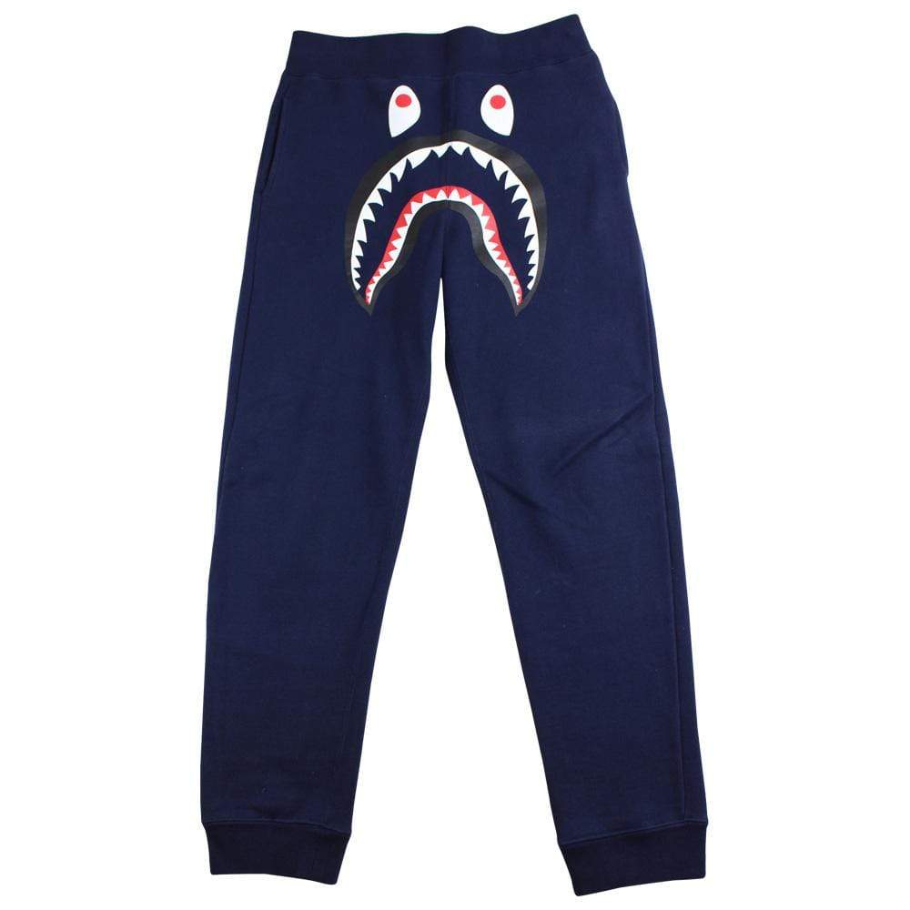 Bape Shark Face Joggers navy - SaruGeneral