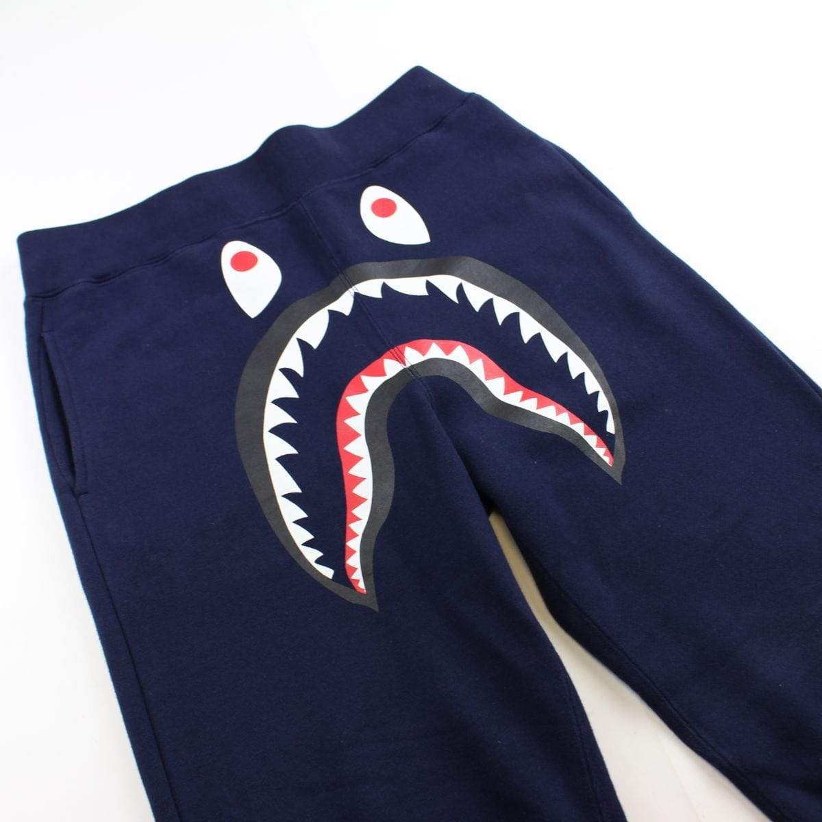 Bape Shark Face Joggers navy - SaruGeneral