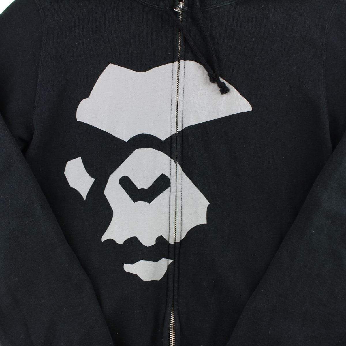 Bape Angry Face Logo Full Zip Black - SaruGeneral