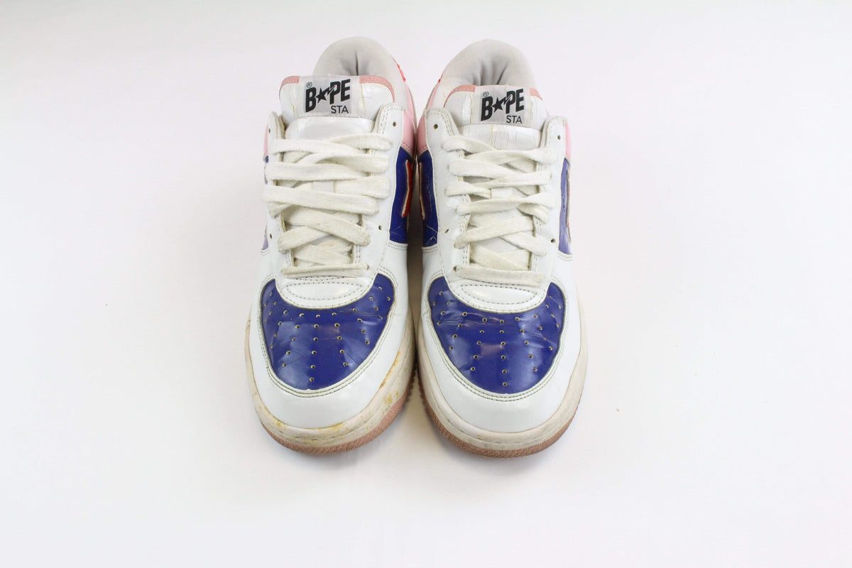 Bapesta Red Pink Blue White - SaruGeneral