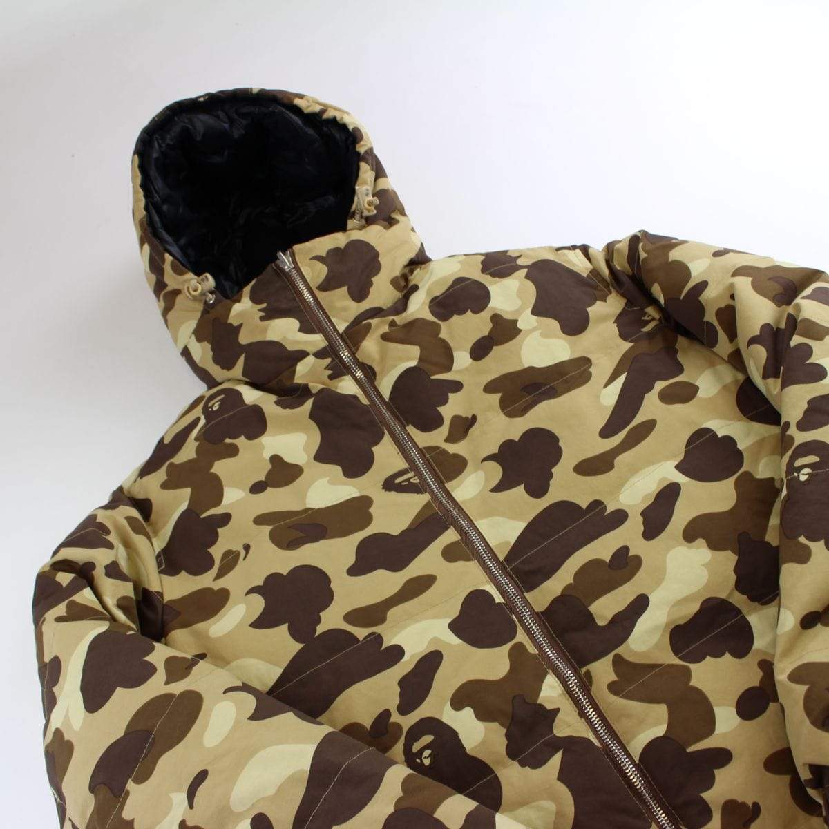 Bape Desert Camo Reversible Puffer Jacket - SaruGeneral