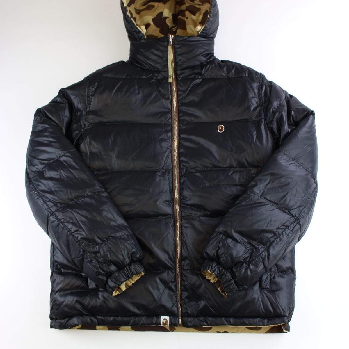 Bape Desert Camo Reversible Puffer Jacket - SaruGeneral