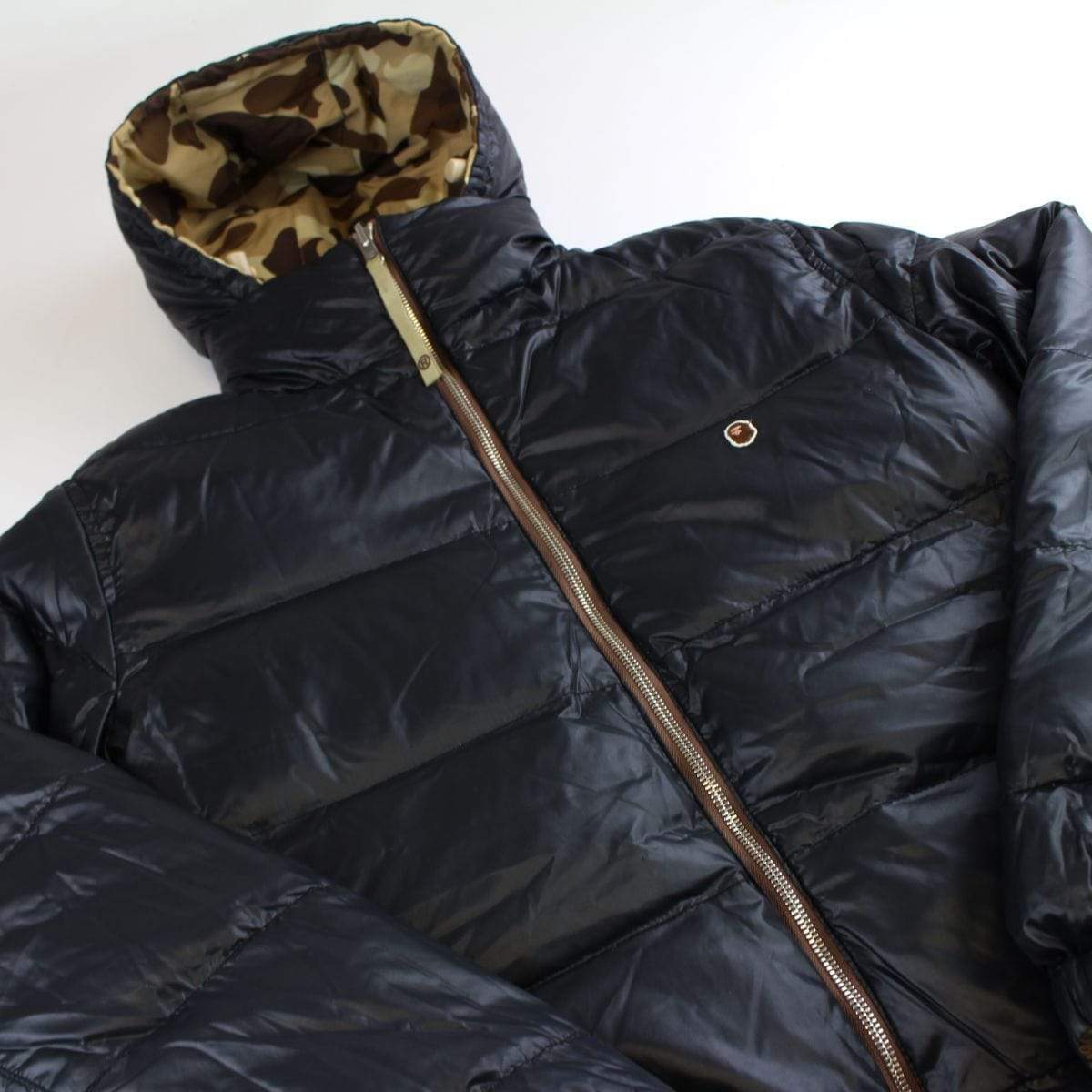 Bape Desert Camo Reversible Puffer Jacket - SaruGeneral