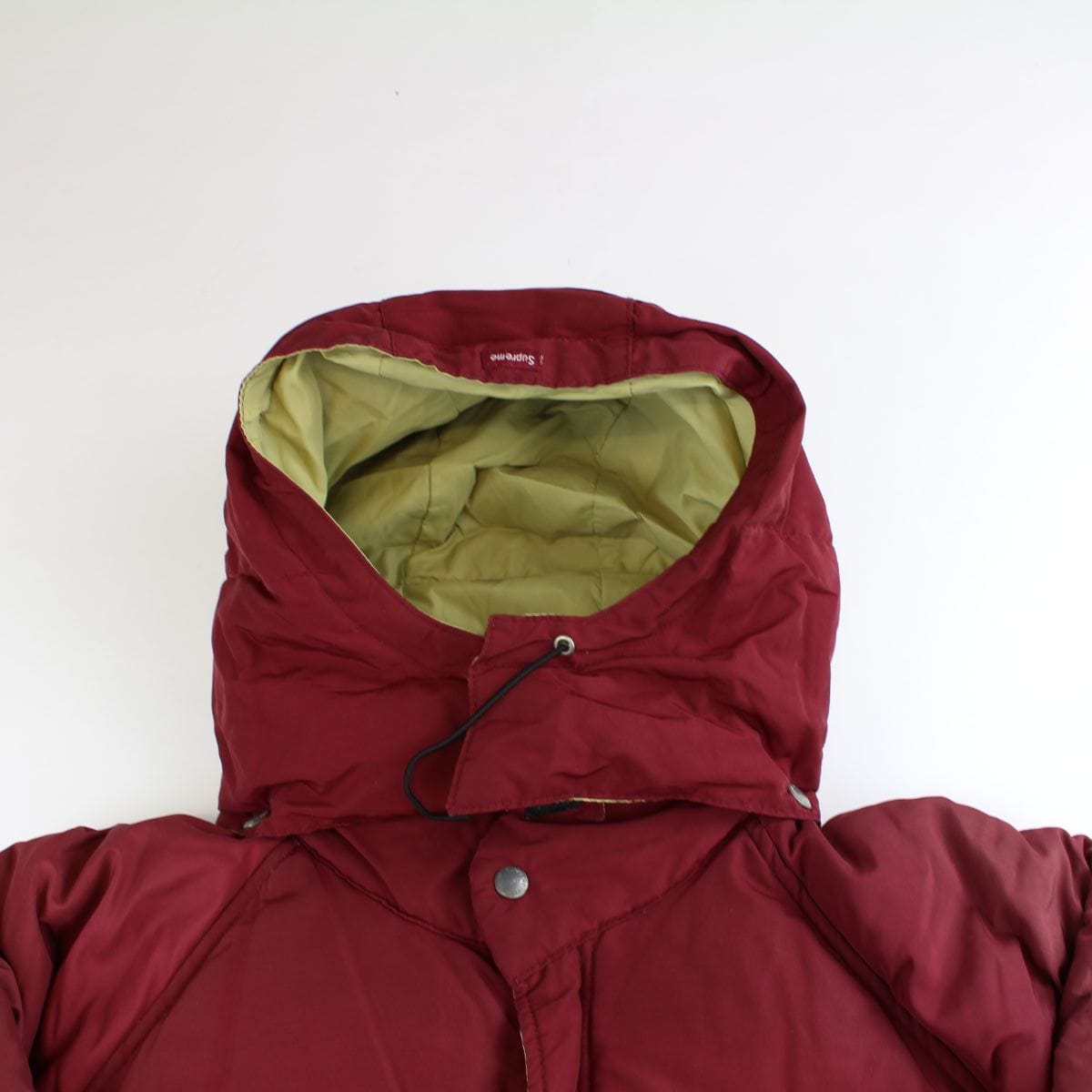 Supreme Burgundy Puffer Jacket - SaruGeneral