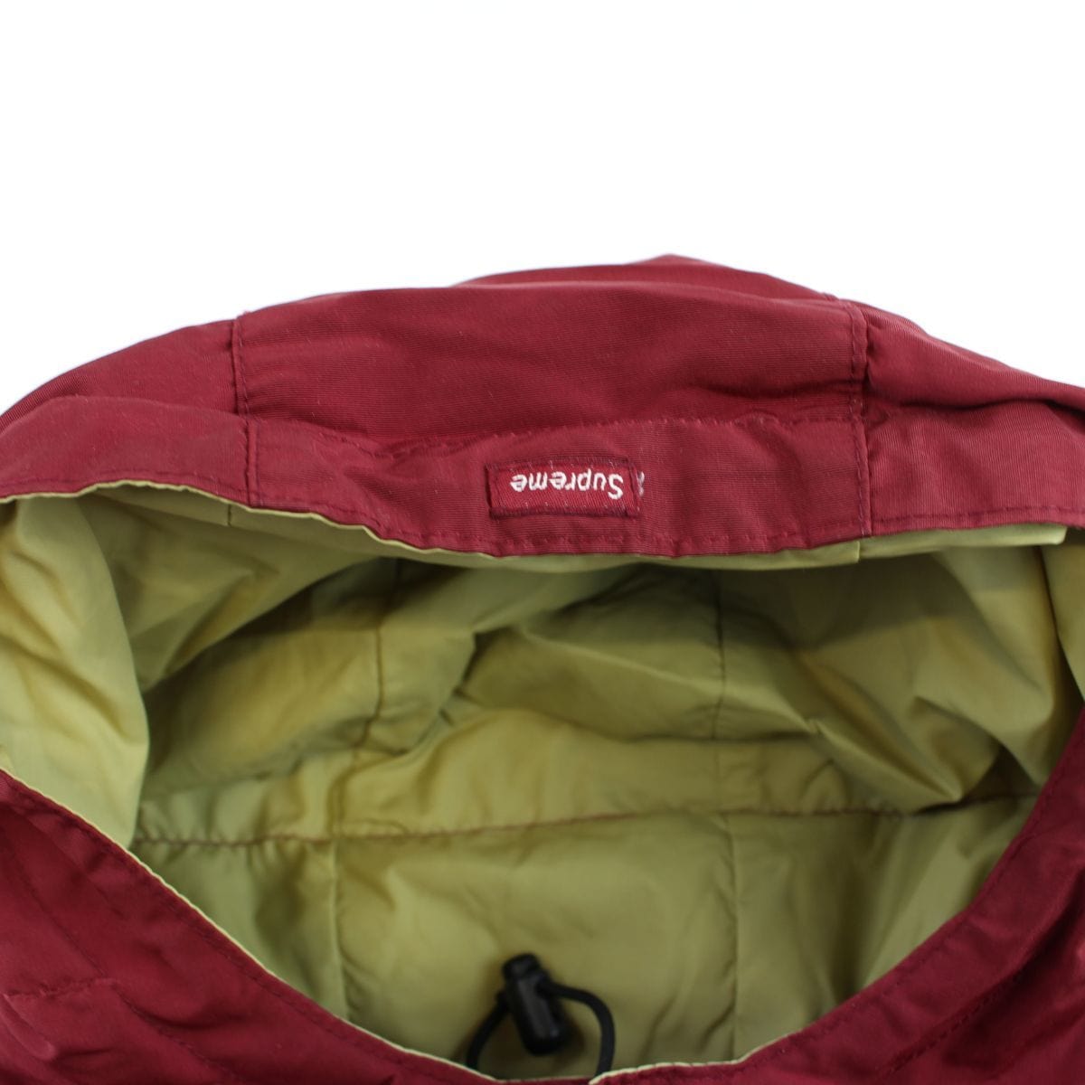 Supreme Burgundy Puffer Jacket - SaruGeneral