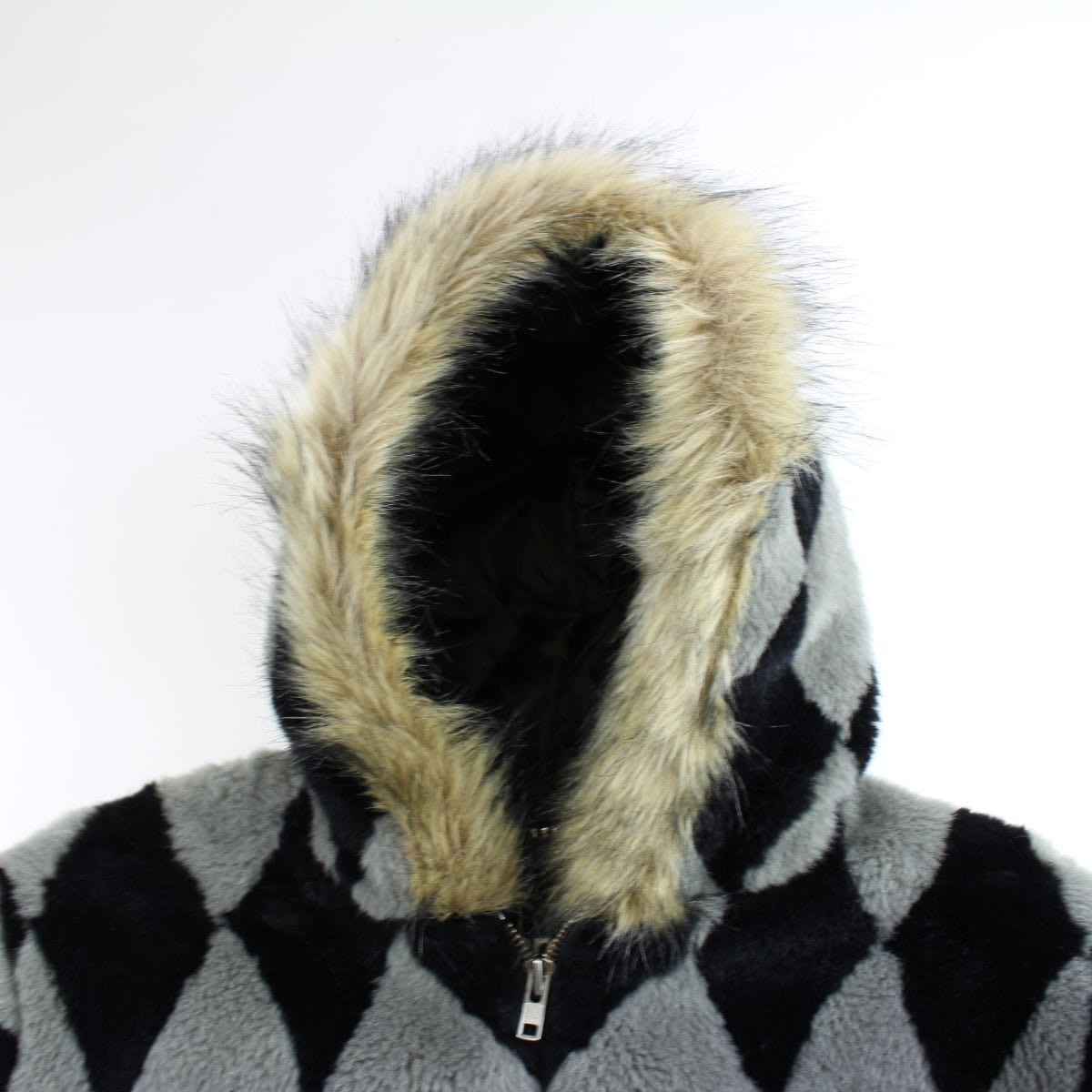 Supreme Diamond Faux Fur jacket AW18 - SaruGeneral