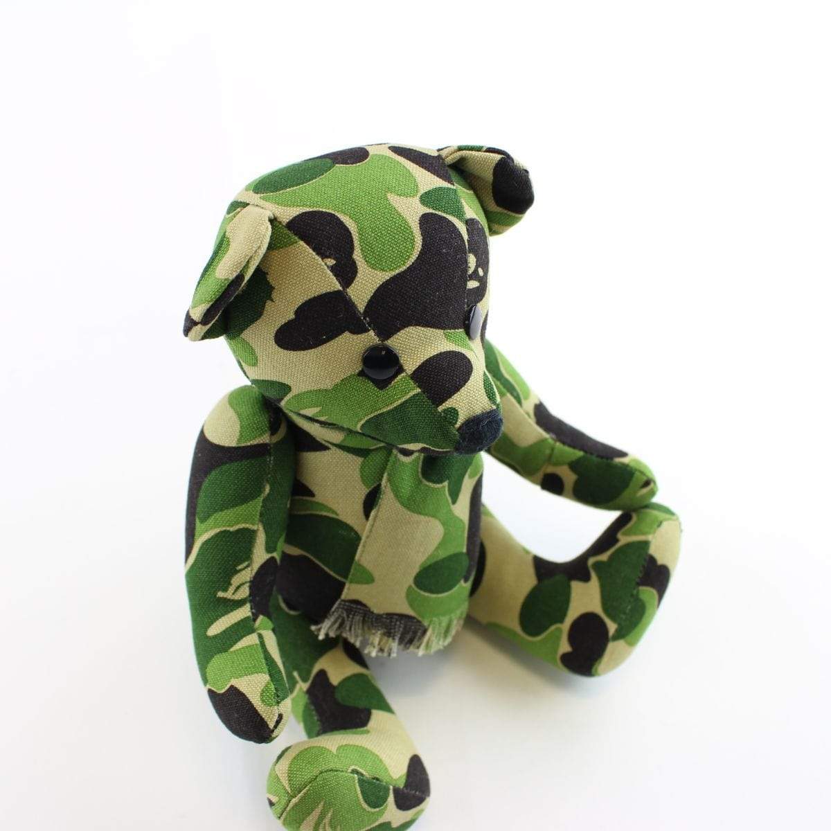 Bape ABC Green Camo Teddy Bear - SaruGeneral