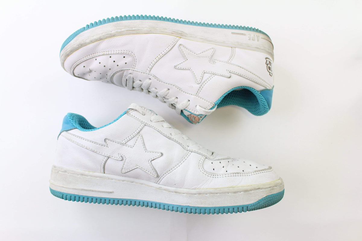 Bapesta White Blue Collab - SaruGeneral
