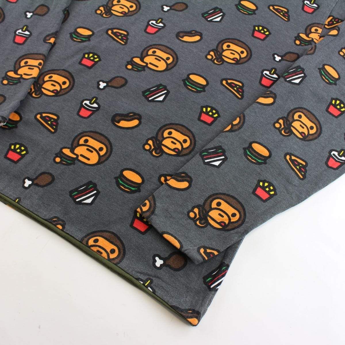 Bape Baby Milo Food LS Reversible Green - SaruGeneral
