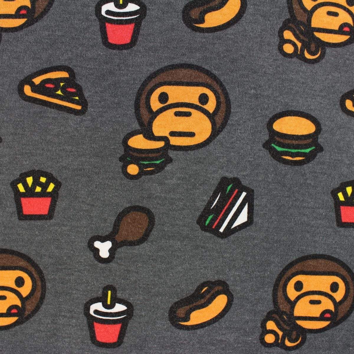 Bape Baby Milo Food LS Reversible Green - SaruGeneral