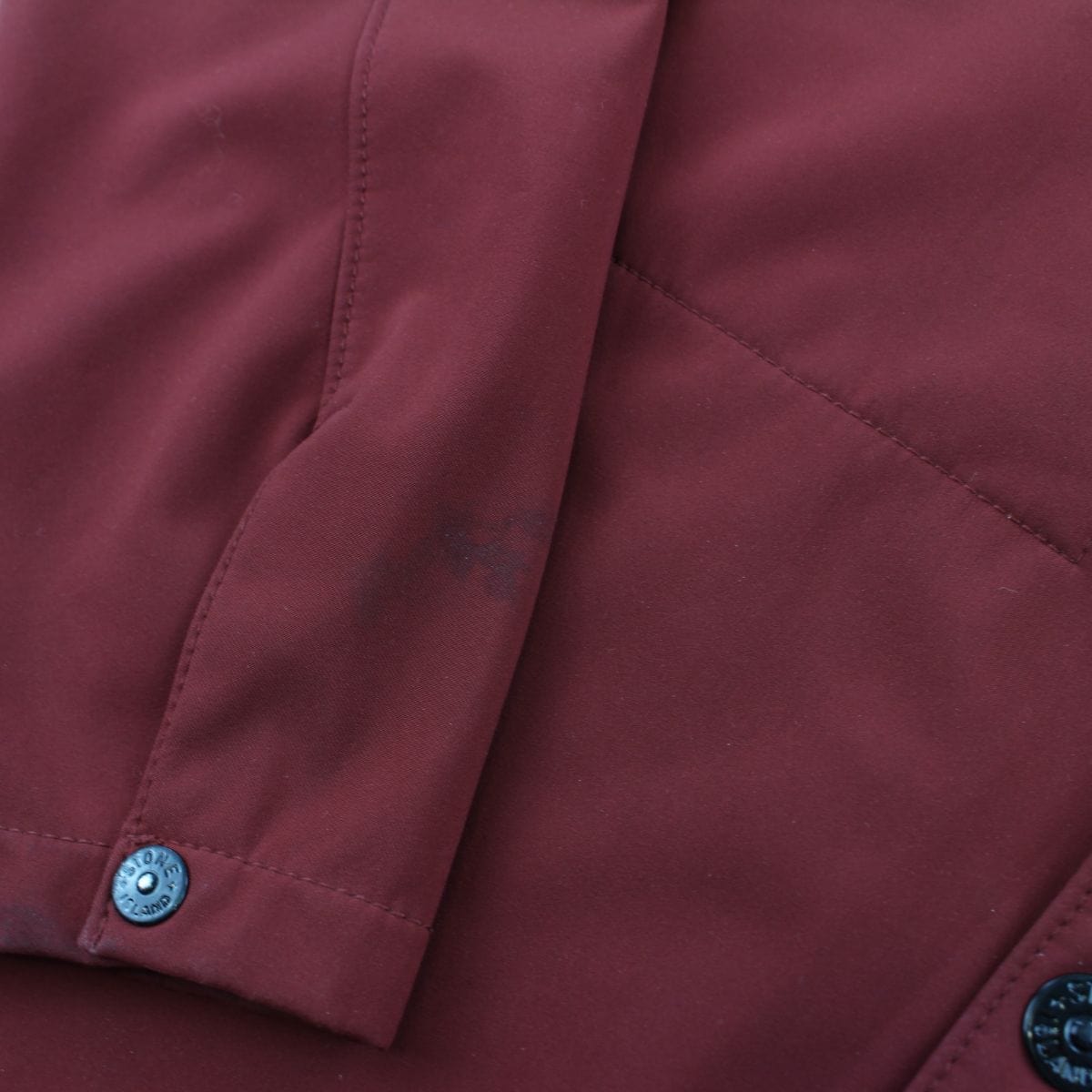 Stone Island AW 2011 fleece lined Jacket Burgundy - SaruGeneral