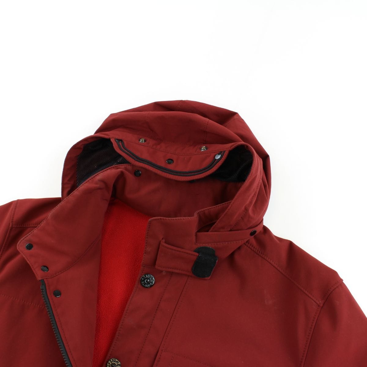 Stone Island AW 2011 fleece lined Jacket Burgundy - SaruGeneral