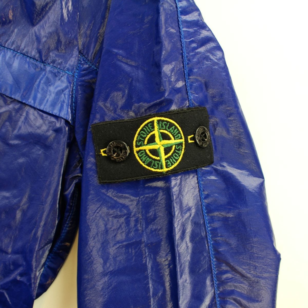Stone Island SS 2009 Junior Wax Jacket Royal Blue - SaruGeneral