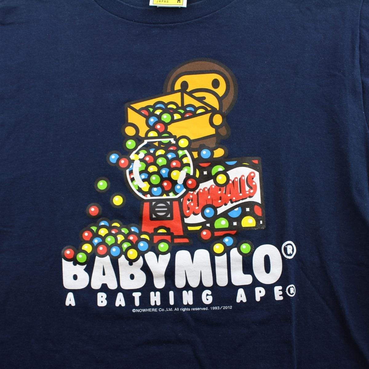 Bape Baby Milo Gumballs Tee Navy - SaruGeneral