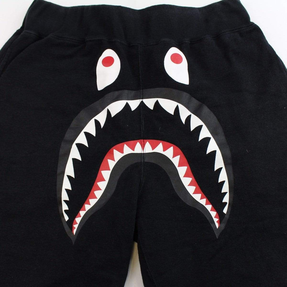 bape shark face shorts black - SaruGeneral