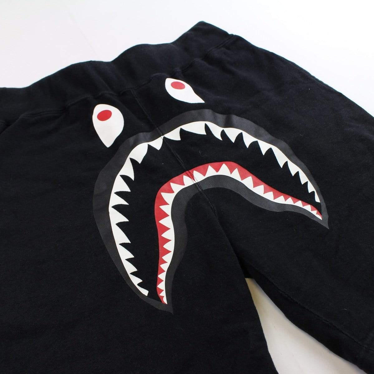 bape shark face shorts black - SaruGeneral