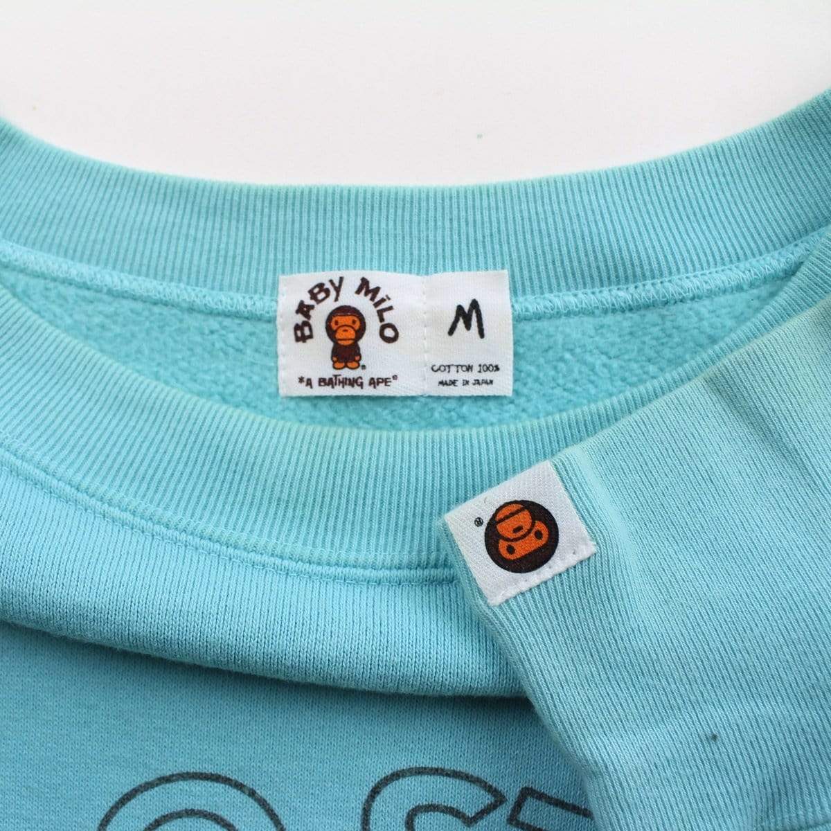 bape baby milo generals crewneck blue - SaruGeneral