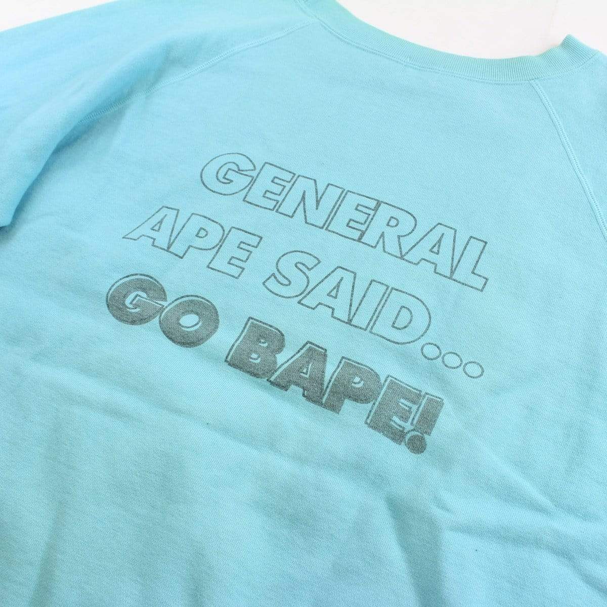 bape baby milo generals crewneck blue - SaruGeneral