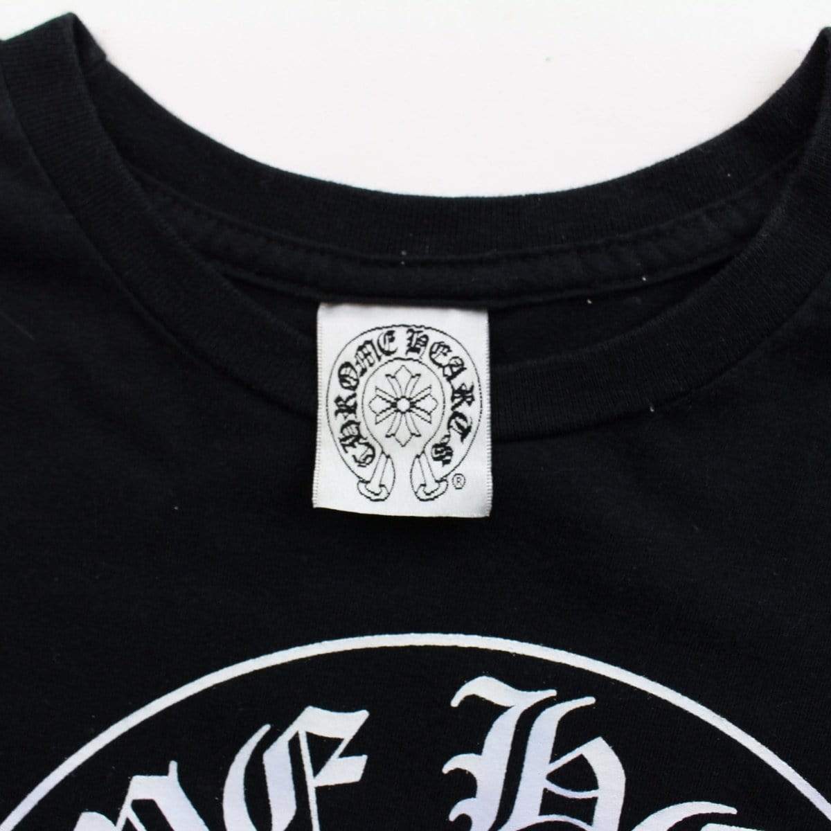 bape x chrome hearts horse shoe tee black - SaruGeneral