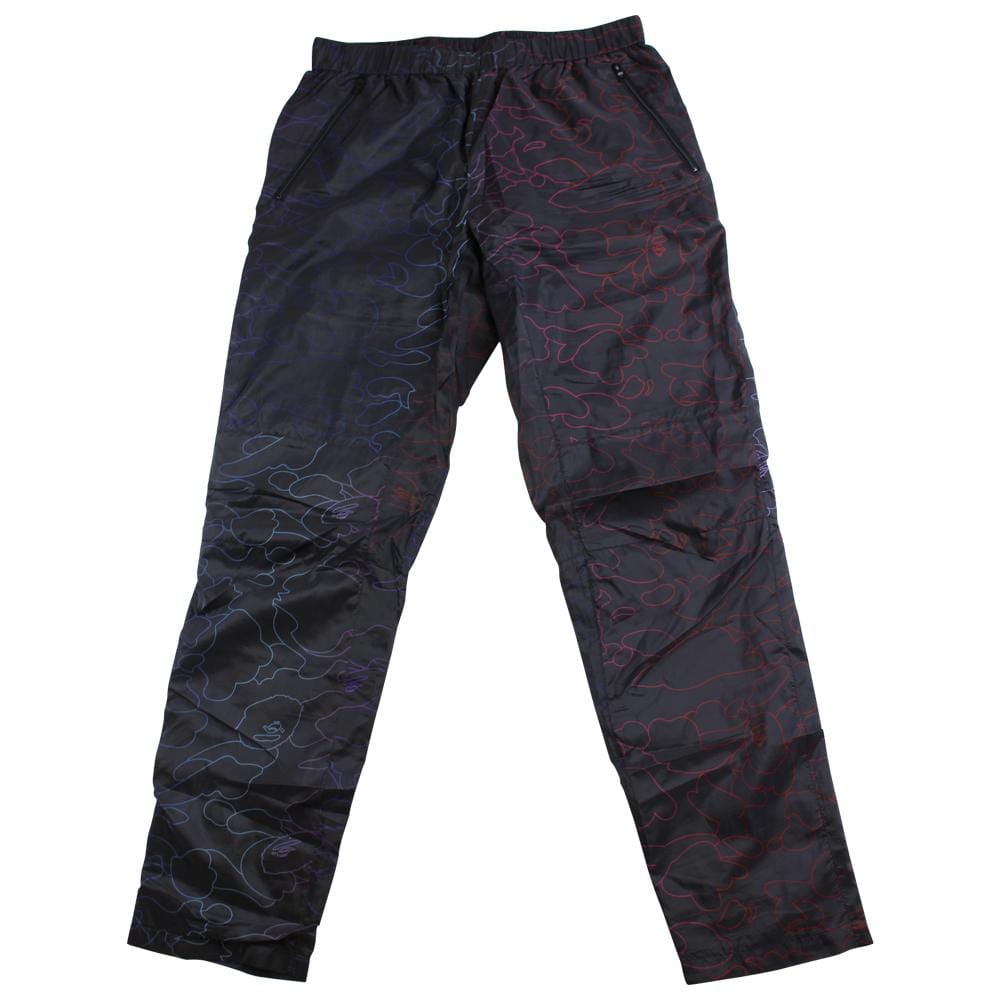bape neon camo track pants black - SaruGeneral