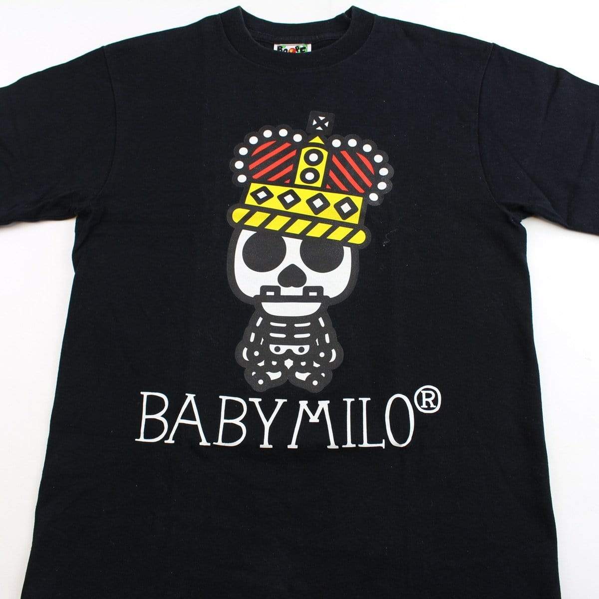 bape milo crown skeleton tee black - SaruGeneral