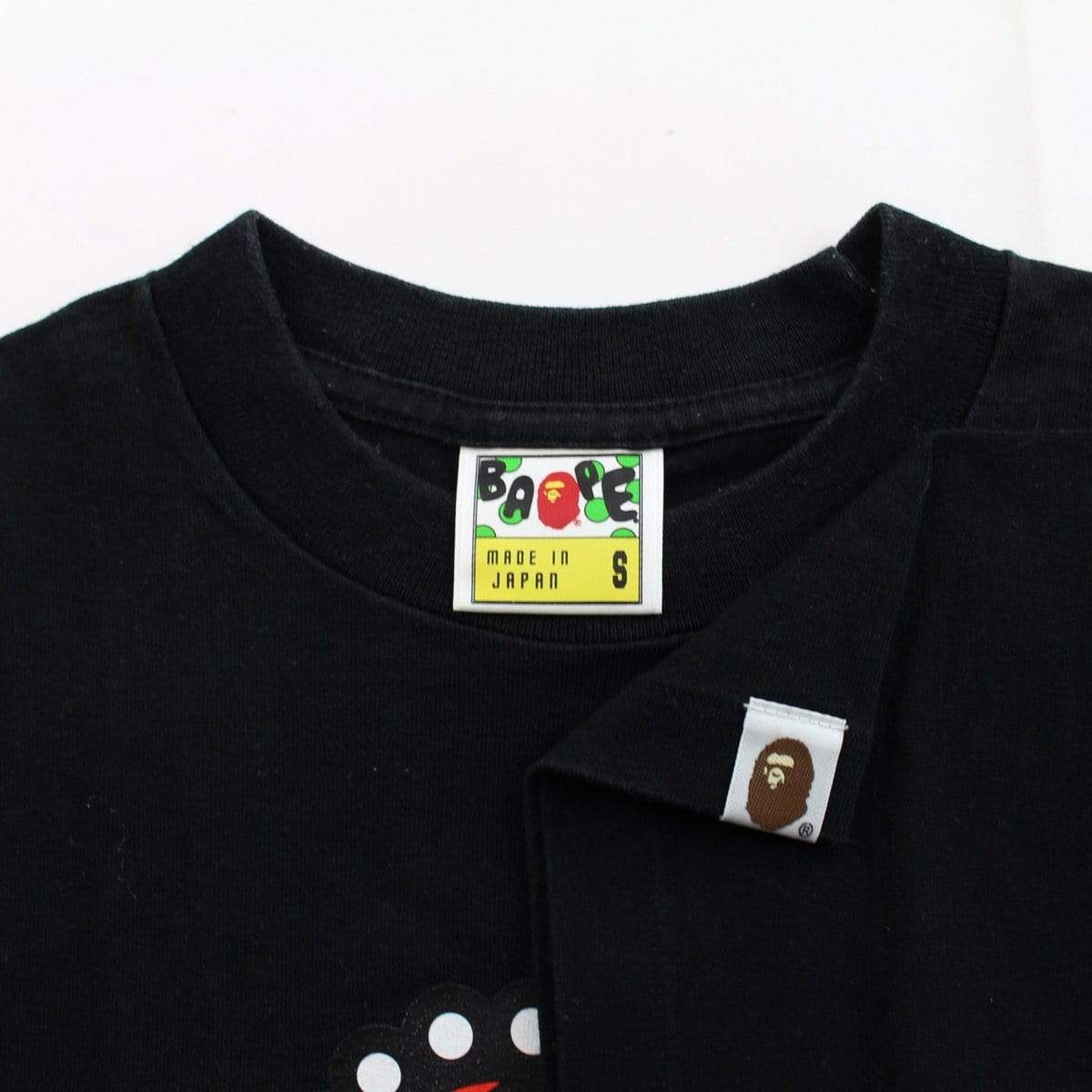 bape milo crown skeleton tee black - SaruGeneral