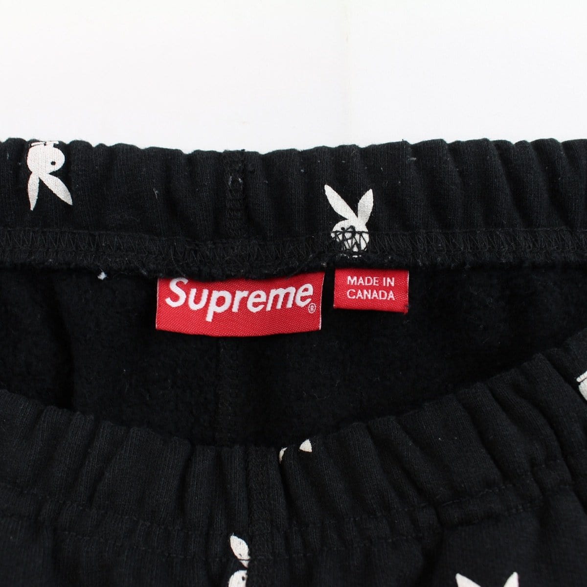 supreme x playboy sweatpants black 2015 - SaruGeneral