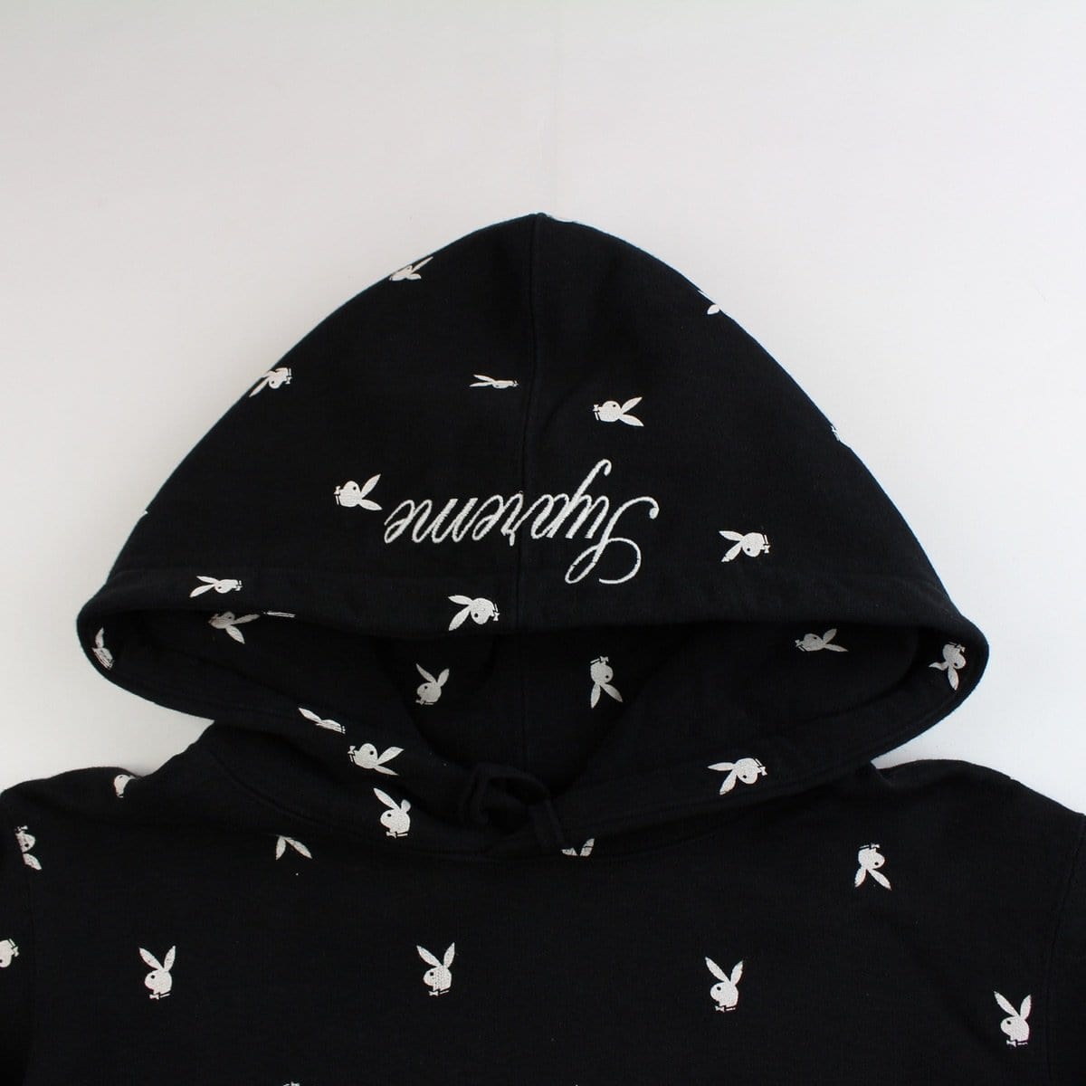 supreme x playboy hoodie black 2015 - SaruGeneral