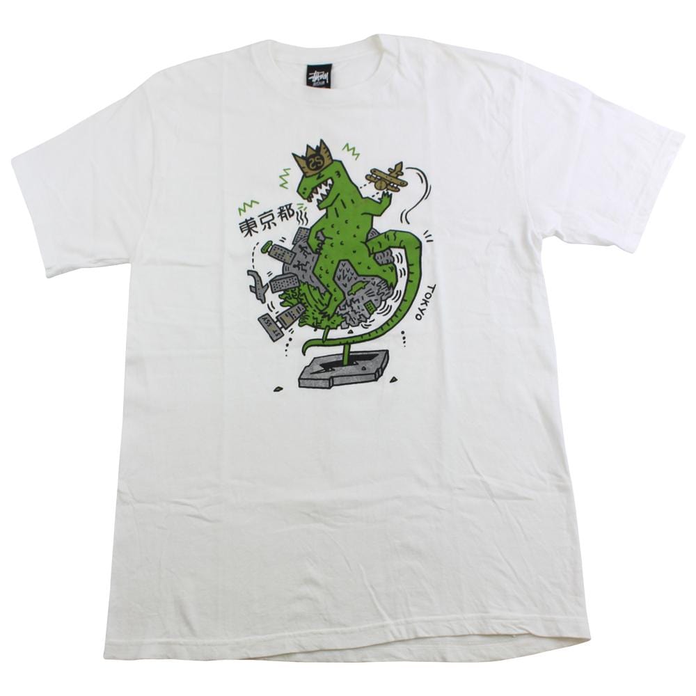 stussy dino tee white - SaruGeneral