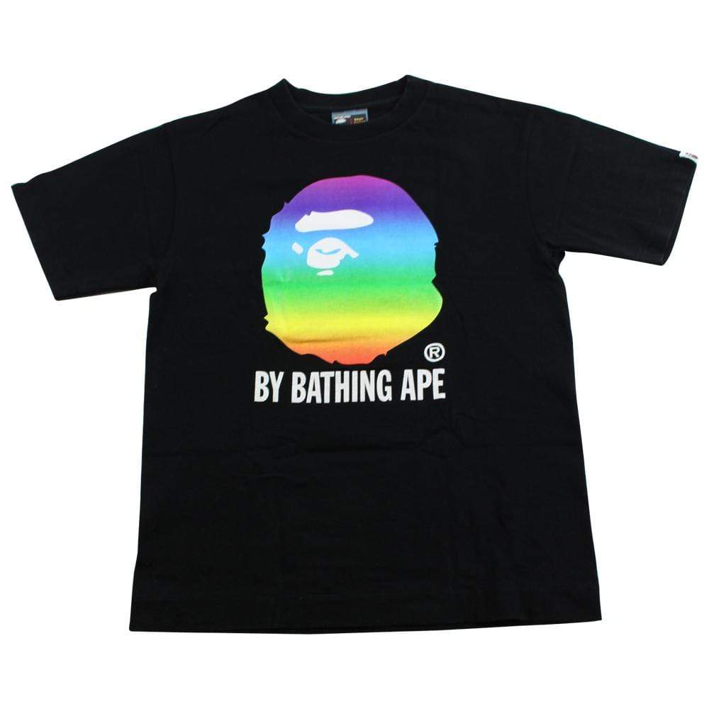 bape rainbow big ape tee black - SaruGeneral