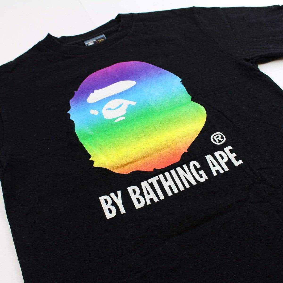 bape rainbow big ape tee black - SaruGeneral