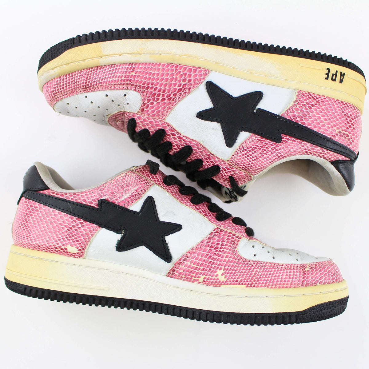 Bapesta Pink Snakeskin - SaruGeneral