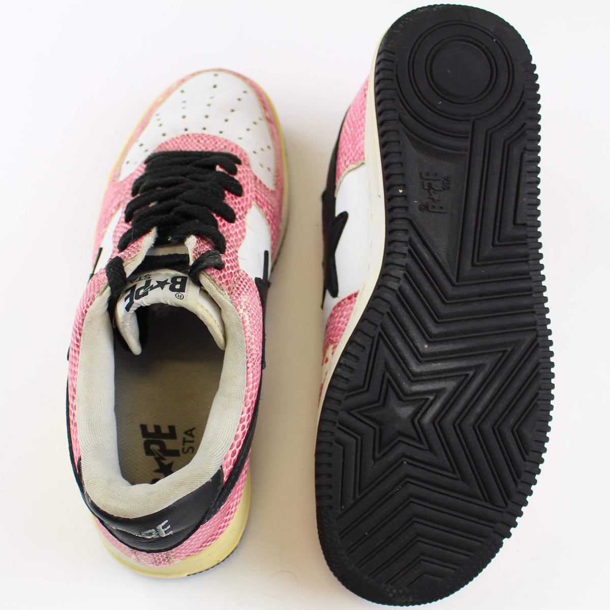 Bapesta Pink Snakeskin - SaruGeneral