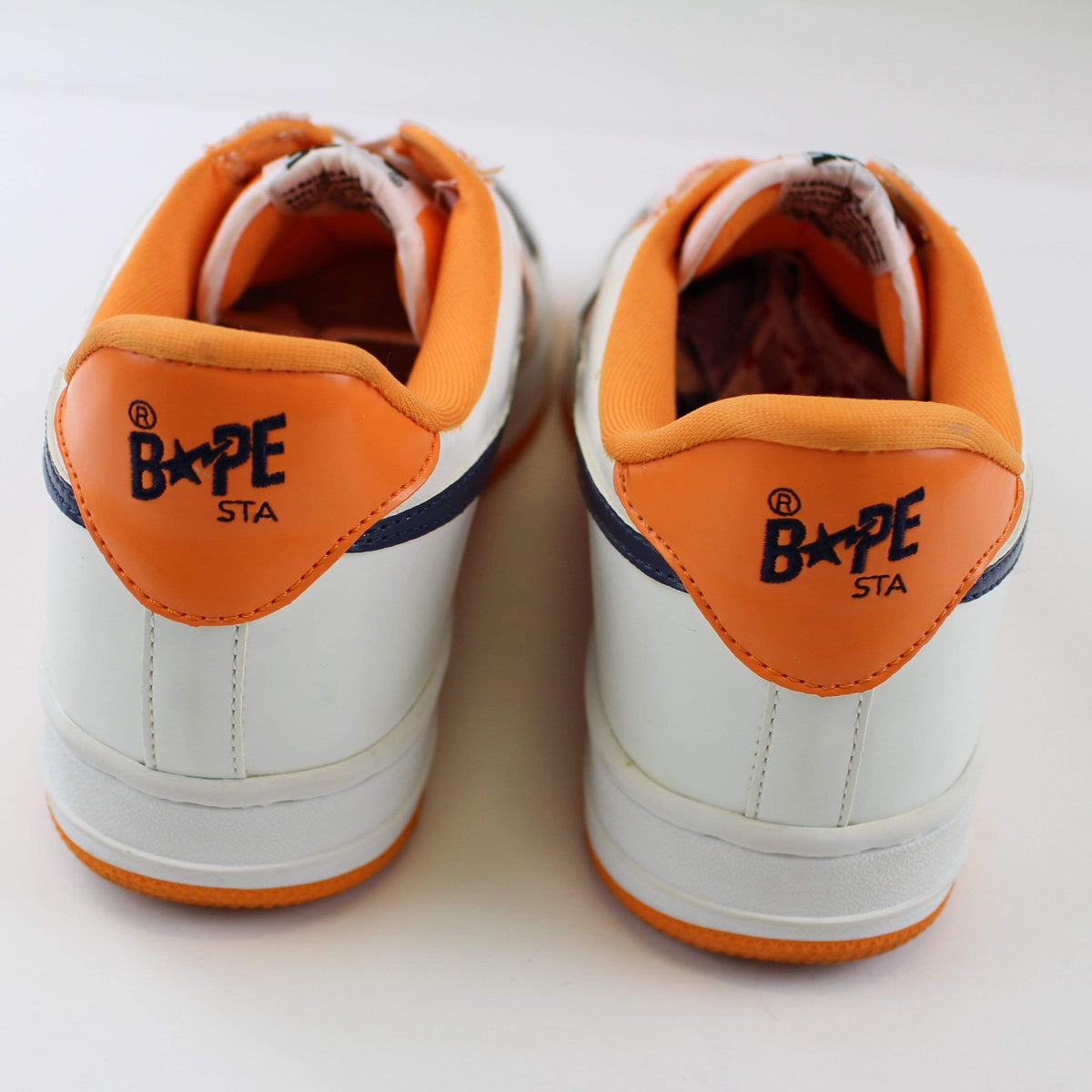 Bapesta White Navy Orange - SaruGeneral