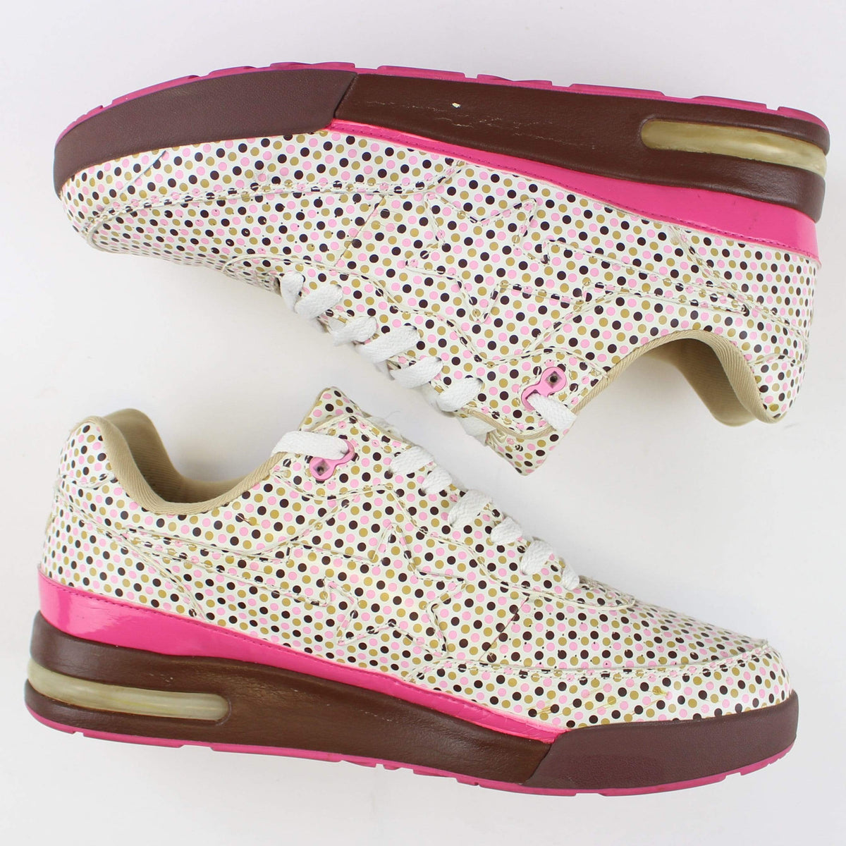 Bape Roadsta Pink & Brown Polkadot - SaruGeneral