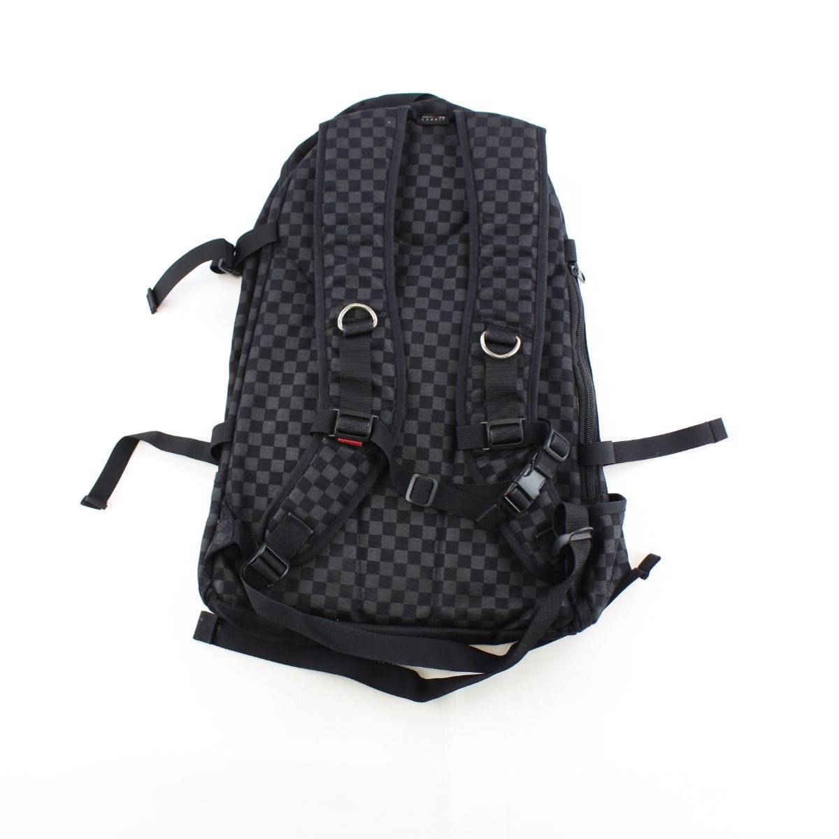 Supreme Checkered Backpack Black - SaruGeneral
