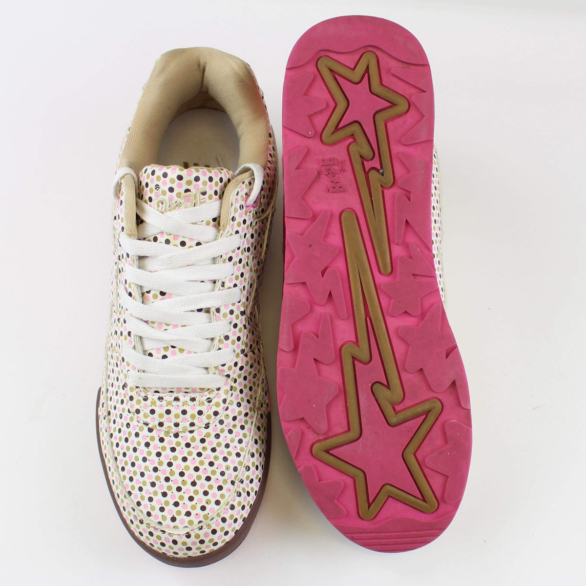 Bape Roadsta Pink & Brown Polkadot - SaruGeneral