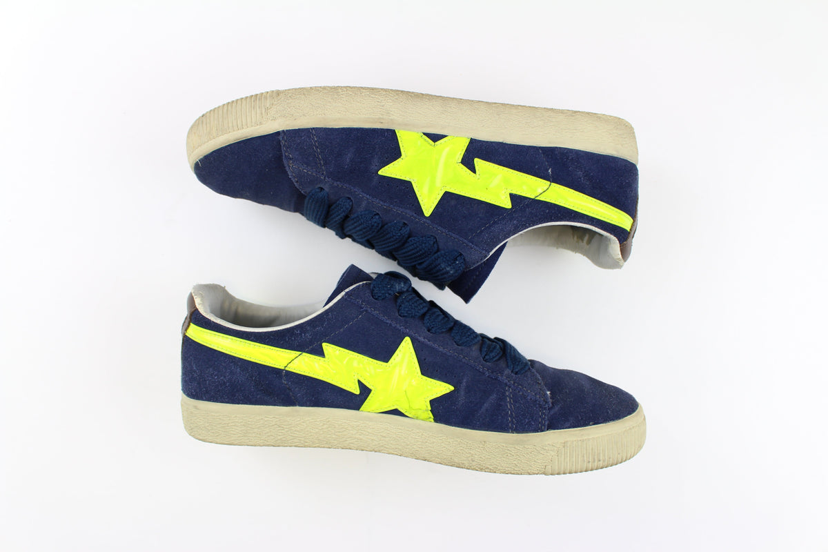 Bape Crepsta Navy & Yellow - SaruGeneral