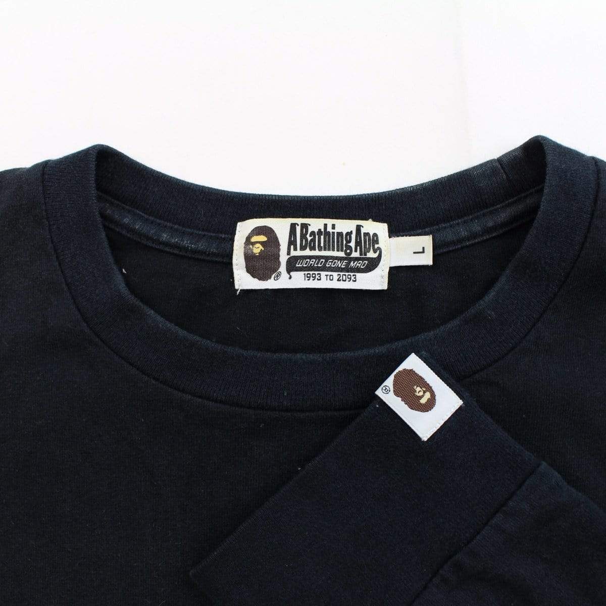 bape multi big ape logo ls black - SaruGeneral