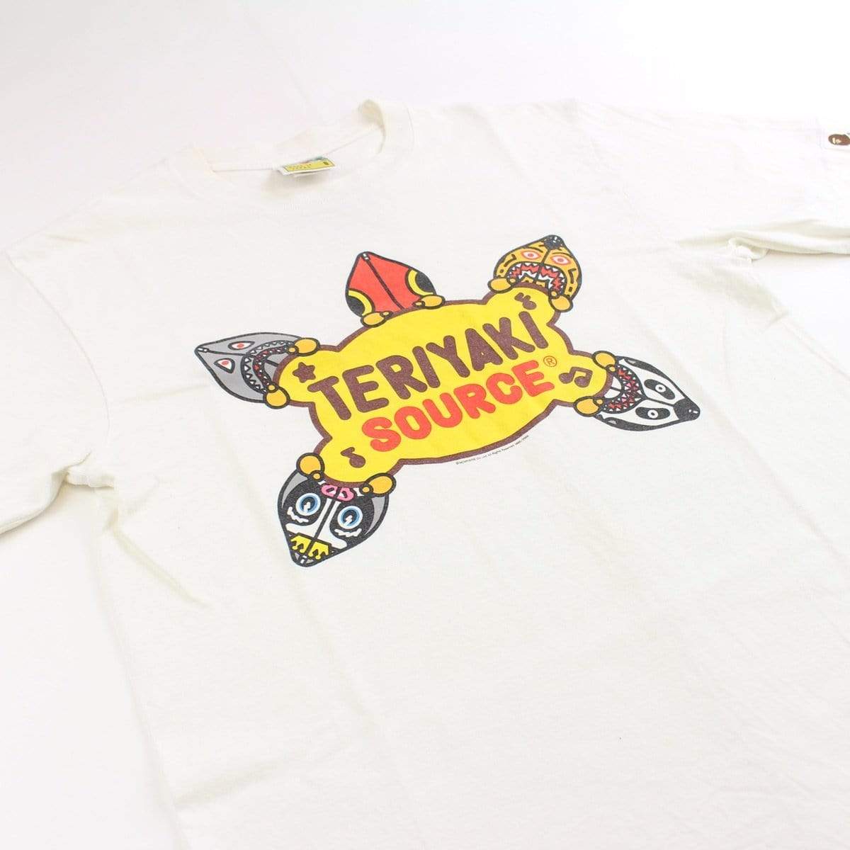 bape teriyaki source tee white - SaruGeneral