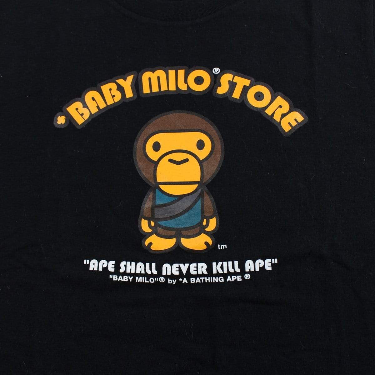 bape milo general tee black - SaruGeneral