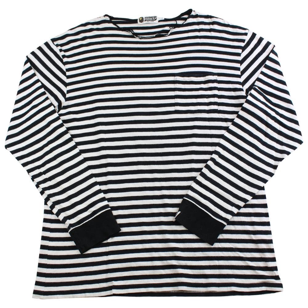 bape sniper black white ls - SaruGeneral