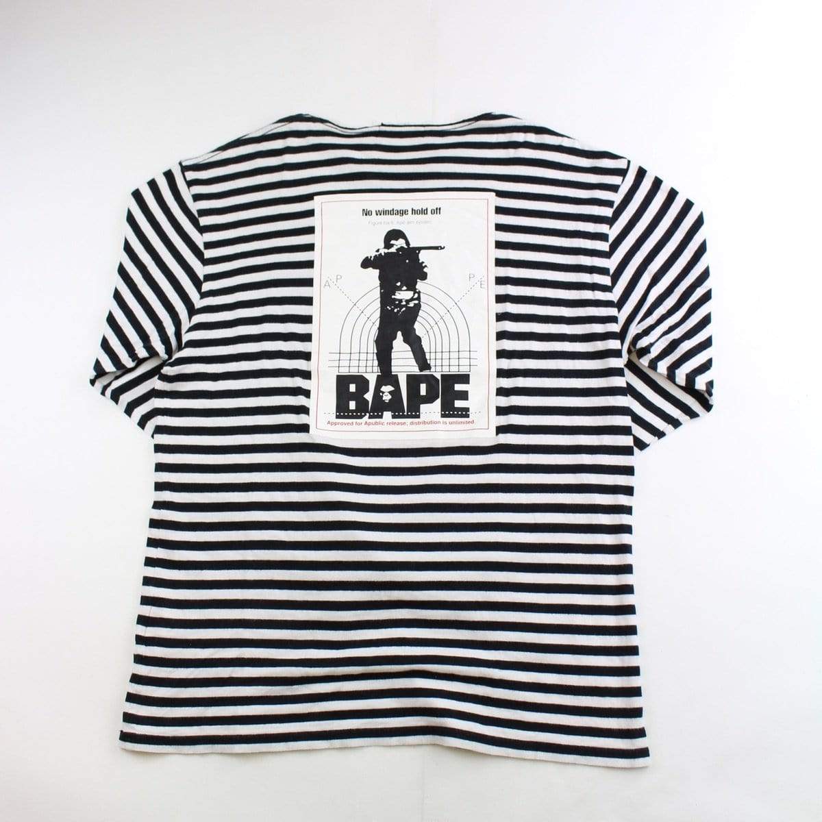 bape sniper black white ls - SaruGeneral