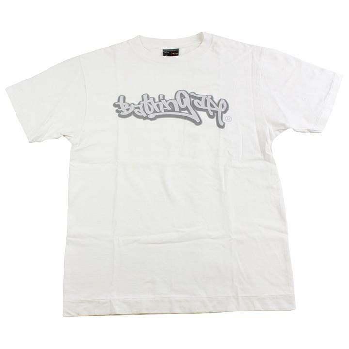 bape graffiti logo tee white - SaruGeneral