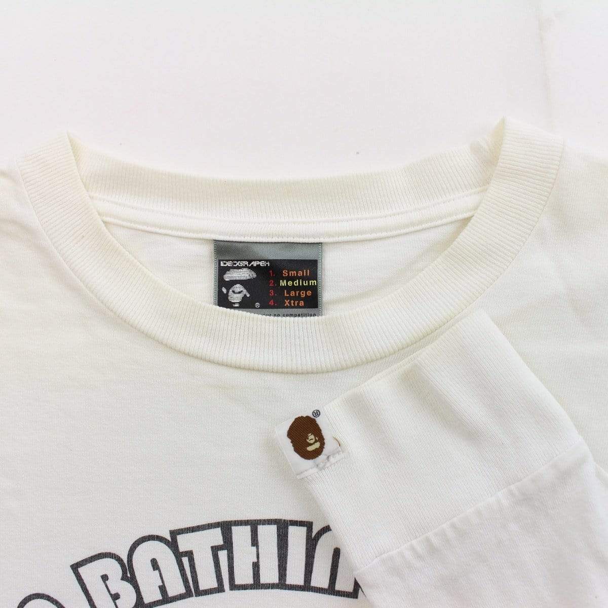 bape milo general figure ls white - SaruGeneral
