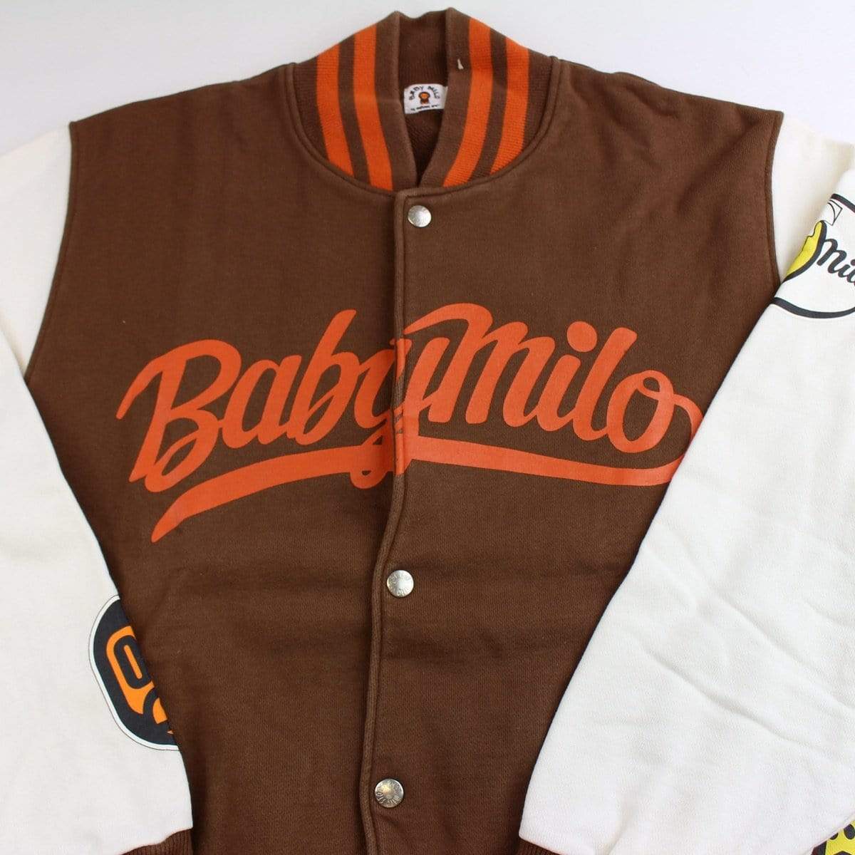 bape milo varsity brown white - SaruGeneral