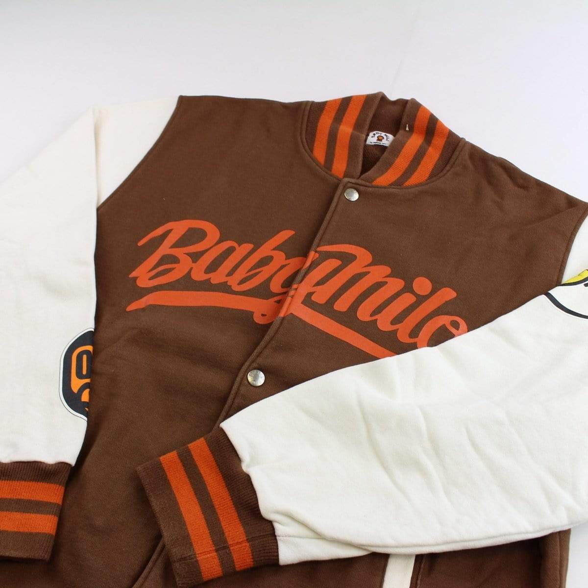 bape milo varsity brown white - SaruGeneral